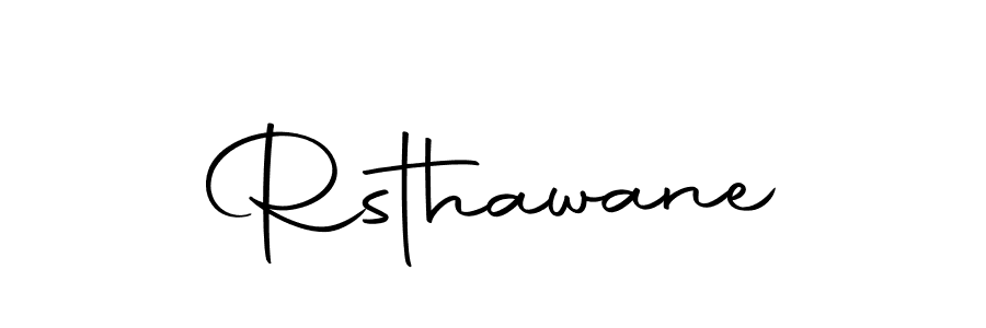 Use a signature maker to create a handwritten signature online. With this signature software, you can design (Autography-DOLnW) your own signature for name Rsthawane. Rsthawane signature style 10 images and pictures png