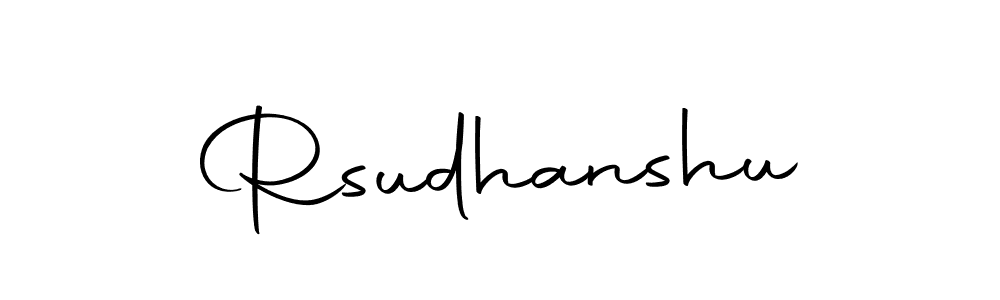 How to make Rsudhanshu signature? Autography-DOLnW is a professional autograph style. Create handwritten signature for Rsudhanshu name. Rsudhanshu signature style 10 images and pictures png