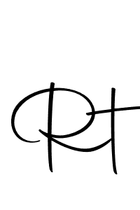 if you are searching for the best signature style for your name Rt. so please give up your signature search. here we have designed multiple signature styles  using Autography-DOLnW. Rt signature style 10 images and pictures png