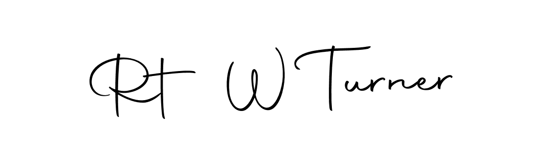 This is the best signature style for the Rt W Turner name. Also you like these signature font (Autography-DOLnW). Mix name signature. Rt W Turner signature style 10 images and pictures png