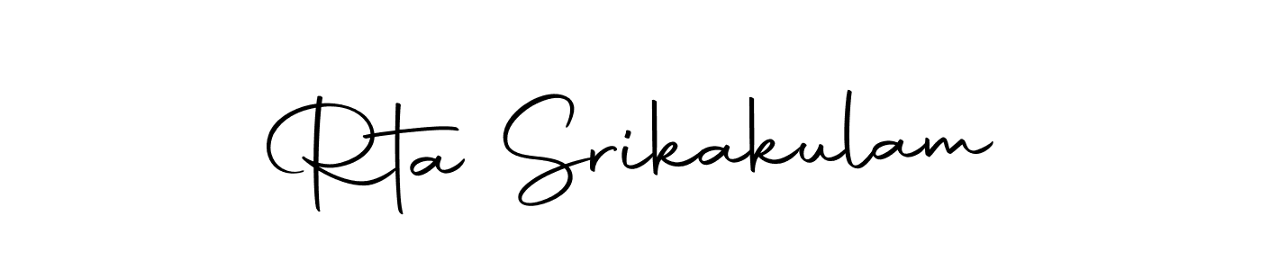 Use a signature maker to create a handwritten signature online. With this signature software, you can design (Autography-DOLnW) your own signature for name Rta Srikakulam. Rta Srikakulam signature style 10 images and pictures png