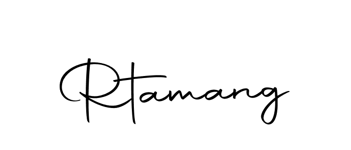 How to make Rtamang name signature. Use Autography-DOLnW style for creating short signs online. This is the latest handwritten sign. Rtamang signature style 10 images and pictures png
