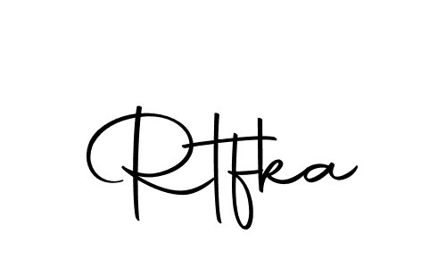 Create a beautiful signature design for name Rtfka. With this signature (Autography-DOLnW) fonts, you can make a handwritten signature for free. Rtfka signature style 10 images and pictures png