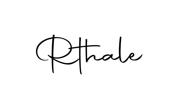 Use a signature maker to create a handwritten signature online. With this signature software, you can design (Autography-DOLnW) your own signature for name Rthale. Rthale signature style 10 images and pictures png