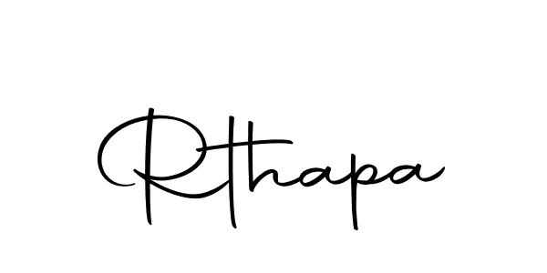 You should practise on your own different ways (Autography-DOLnW) to write your name (Rthapa) in signature. don't let someone else do it for you. Rthapa signature style 10 images and pictures png
