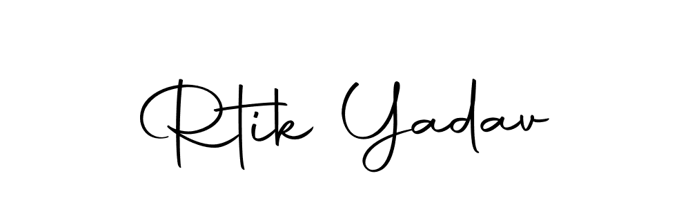 Make a beautiful signature design for name Rtik Yadav. With this signature (Autography-DOLnW) style, you can create a handwritten signature for free. Rtik Yadav signature style 10 images and pictures png