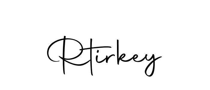 How to make Rtirkey signature? Autography-DOLnW is a professional autograph style. Create handwritten signature for Rtirkey name. Rtirkey signature style 10 images and pictures png