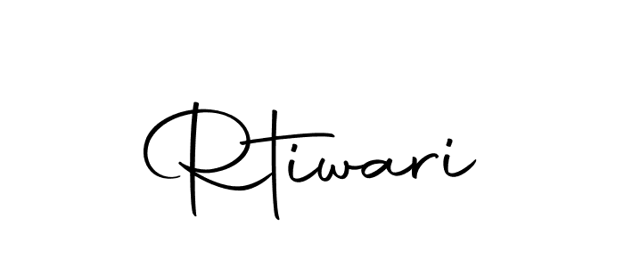 You should practise on your own different ways (Autography-DOLnW) to write your name (Rtiwari) in signature. don't let someone else do it for you. Rtiwari signature style 10 images and pictures png