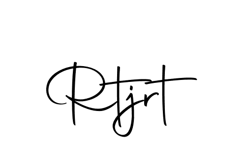 How to make Rtjrt signature? Autography-DOLnW is a professional autograph style. Create handwritten signature for Rtjrt name. Rtjrt signature style 10 images and pictures png