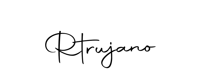 How to Draw Rtrujano signature style? Autography-DOLnW is a latest design signature styles for name Rtrujano. Rtrujano signature style 10 images and pictures png