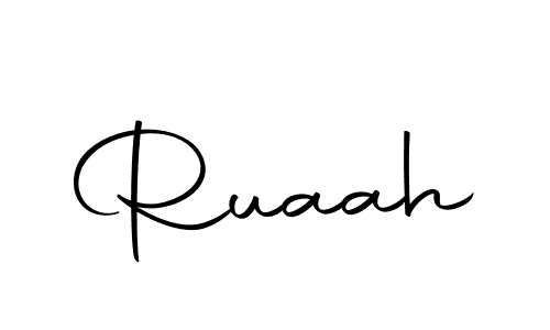 Use a signature maker to create a handwritten signature online. With this signature software, you can design (Autography-DOLnW) your own signature for name Ruaah. Ruaah signature style 10 images and pictures png