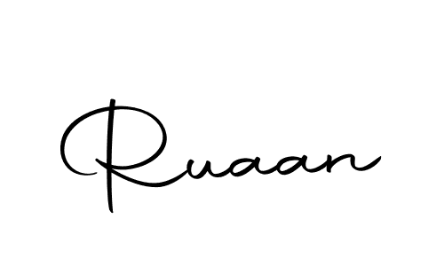 Make a beautiful signature design for name Ruaan. With this signature (Autography-DOLnW) style, you can create a handwritten signature for free. Ruaan signature style 10 images and pictures png