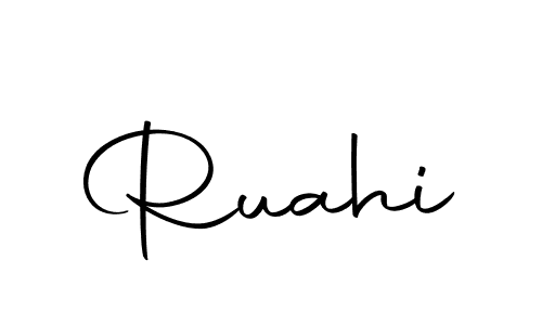 How to make Ruahi name signature. Use Autography-DOLnW style for creating short signs online. This is the latest handwritten sign. Ruahi signature style 10 images and pictures png