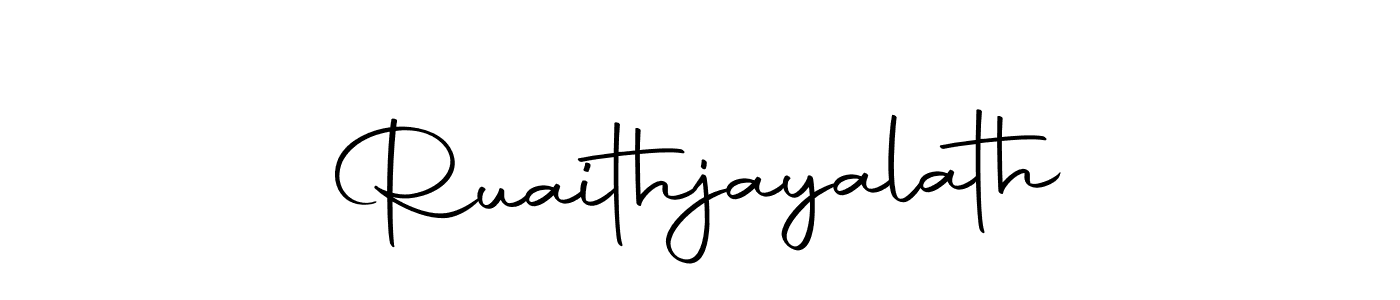 Design your own signature with our free online signature maker. With this signature software, you can create a handwritten (Autography-DOLnW) signature for name Ruaithjayalath. Ruaithjayalath signature style 10 images and pictures png