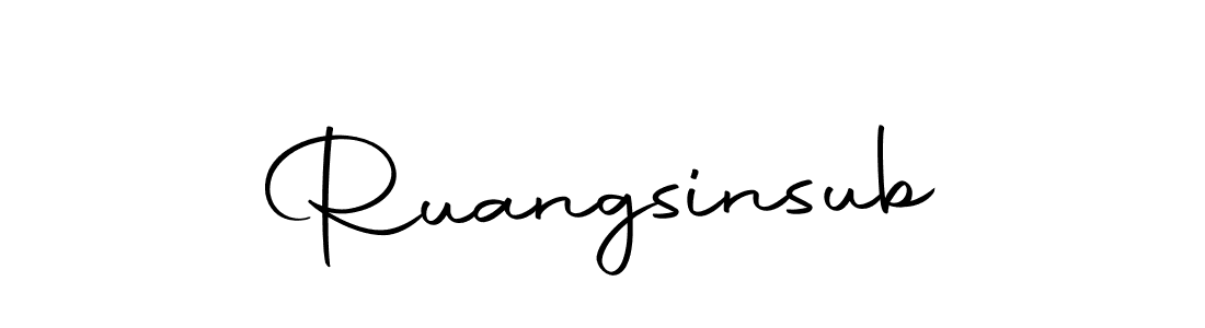 Also we have Ruangsinsub name is the best signature style. Create professional handwritten signature collection using Autography-DOLnW autograph style. Ruangsinsub signature style 10 images and pictures png