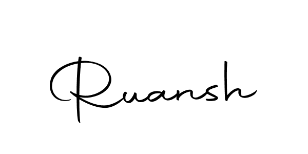 How to Draw Ruansh signature style? Autography-DOLnW is a latest design signature styles for name Ruansh. Ruansh signature style 10 images and pictures png