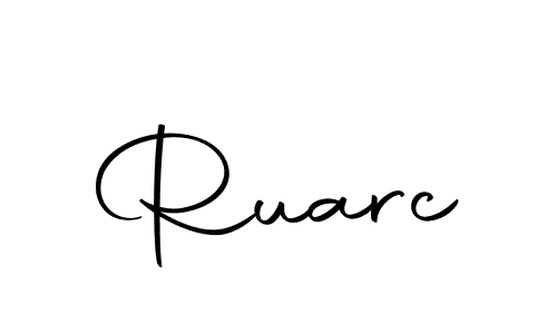 Also we have Ruarc name is the best signature style. Create professional handwritten signature collection using Autography-DOLnW autograph style. Ruarc signature style 10 images and pictures png