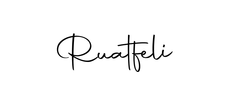This is the best signature style for the Ruatfeli name. Also you like these signature font (Autography-DOLnW). Mix name signature. Ruatfeli signature style 10 images and pictures png