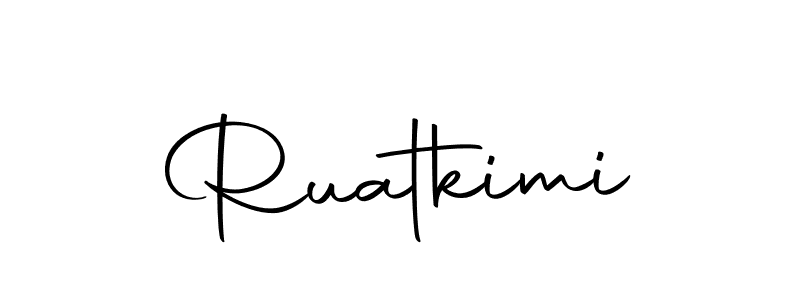 Similarly Autography-DOLnW is the best handwritten signature design. Signature creator online .You can use it as an online autograph creator for name Ruatkimi. Ruatkimi signature style 10 images and pictures png