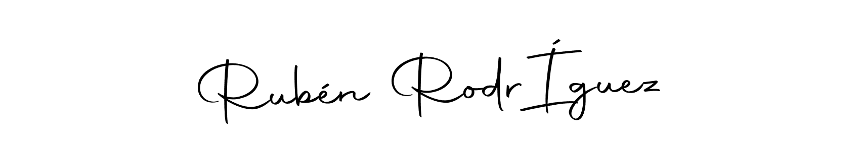 How to make Rubén RodrÍguez name signature. Use Autography-DOLnW style for creating short signs online. This is the latest handwritten sign. Rubén RodrÍguez signature style 10 images and pictures png