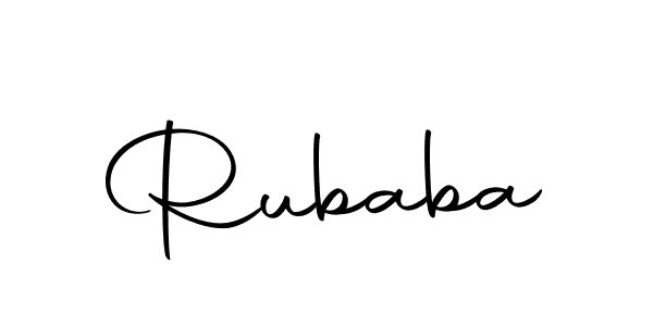 How to make Rubaba signature? Autography-DOLnW is a professional autograph style. Create handwritten signature for Rubaba name. Rubaba signature style 10 images and pictures png