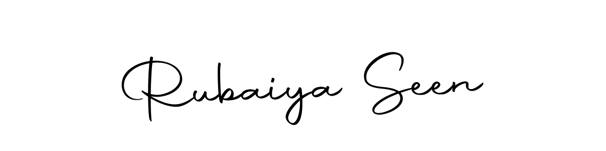 This is the best signature style for the Rubaiya Seen name. Also you like these signature font (Autography-DOLnW). Mix name signature. Rubaiya Seen signature style 10 images and pictures png