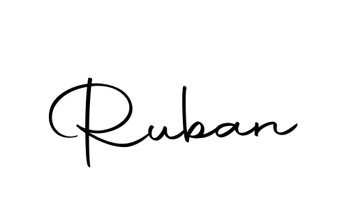 if you are searching for the best signature style for your name Ruban. so please give up your signature search. here we have designed multiple signature styles  using Autography-DOLnW. Ruban signature style 10 images and pictures png