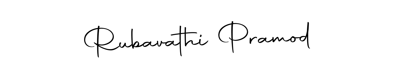 Here are the top 10 professional signature styles for the name Rubavathi Pramod. These are the best autograph styles you can use for your name. Rubavathi Pramod signature style 10 images and pictures png