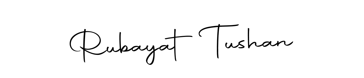 Design your own signature with our free online signature maker. With this signature software, you can create a handwritten (Autography-DOLnW) signature for name Rubayat Tushan. Rubayat Tushan signature style 10 images and pictures png