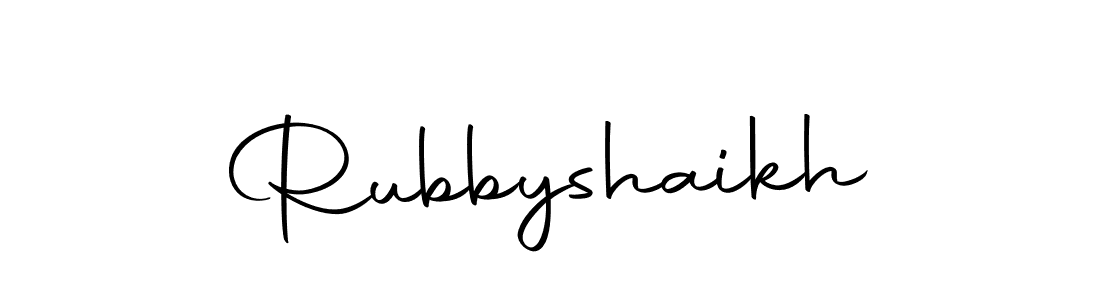 You can use this online signature creator to create a handwritten signature for the name Rubbyshaikh. This is the best online autograph maker. Rubbyshaikh signature style 10 images and pictures png