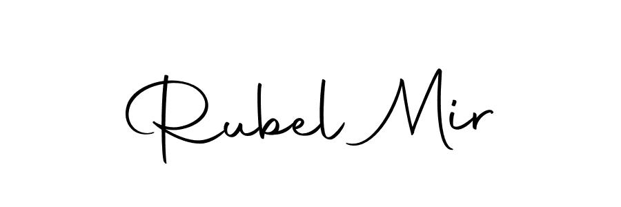 Make a beautiful signature design for name Rubel Mir. With this signature (Autography-DOLnW) style, you can create a handwritten signature for free. Rubel Mir signature style 10 images and pictures png