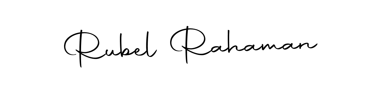 Make a beautiful signature design for name Rubel Rahaman. With this signature (Autography-DOLnW) style, you can create a handwritten signature for free. Rubel Rahaman signature style 10 images and pictures png