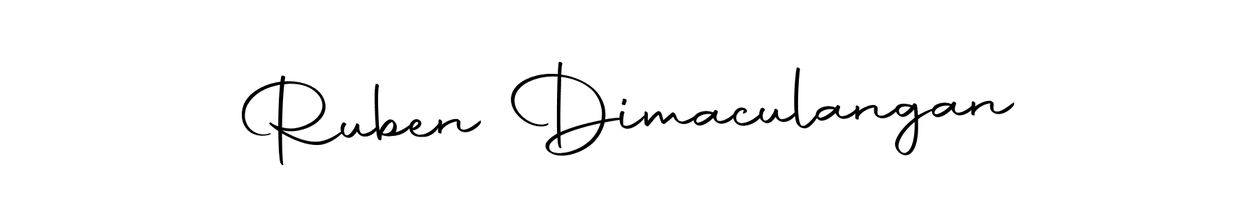 Also we have Ruben Dimaculangan name is the best signature style. Create professional handwritten signature collection using Autography-DOLnW autograph style. Ruben Dimaculangan signature style 10 images and pictures png
