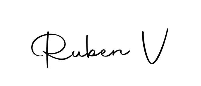 if you are searching for the best signature style for your name Ruben V. so please give up your signature search. here we have designed multiple signature styles  using Autography-DOLnW. Ruben V signature style 10 images and pictures png