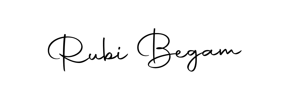 Make a short Rubi Begam signature style. Manage your documents anywhere anytime using Autography-DOLnW. Create and add eSignatures, submit forms, share and send files easily. Rubi Begam signature style 10 images and pictures png