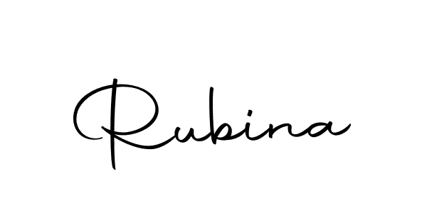 You should practise on your own different ways (Autography-DOLnW) to write your name (Rubina) in signature. don't let someone else do it for you. Rubina signature style 10 images and pictures png