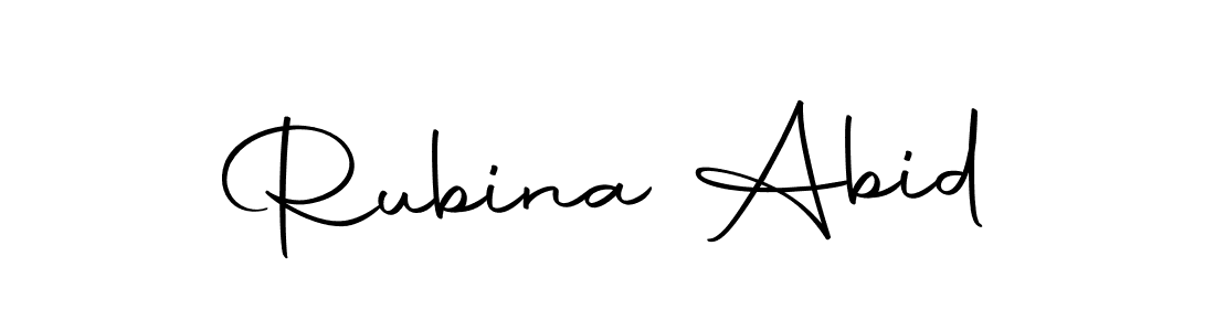 Here are the top 10 professional signature styles for the name Rubina Abid. These are the best autograph styles you can use for your name. Rubina Abid signature style 10 images and pictures png