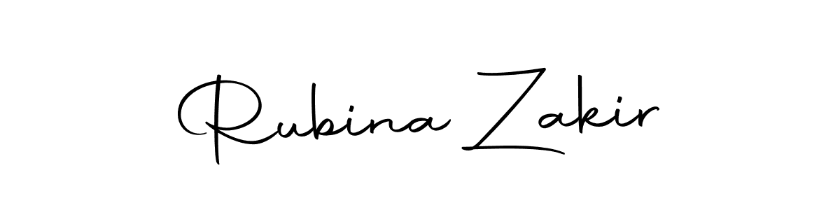 Create a beautiful signature design for name Rubina Zakir. With this signature (Autography-DOLnW) fonts, you can make a handwritten signature for free. Rubina Zakir signature style 10 images and pictures png