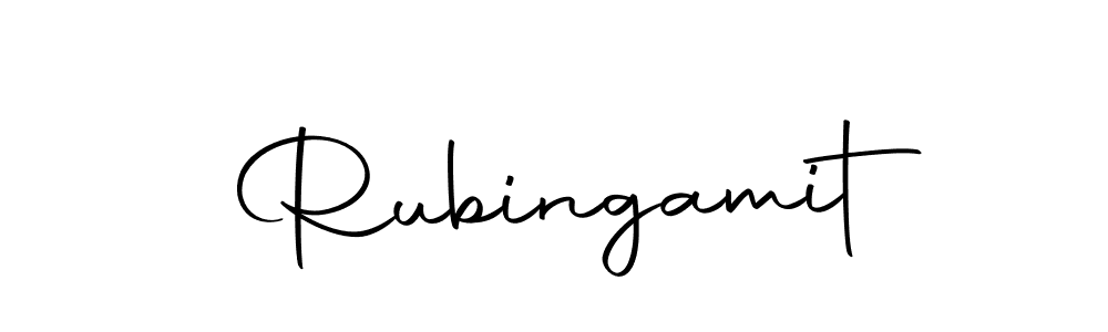 Design your own signature with our free online signature maker. With this signature software, you can create a handwritten (Autography-DOLnW) signature for name Rubingamit. Rubingamit signature style 10 images and pictures png