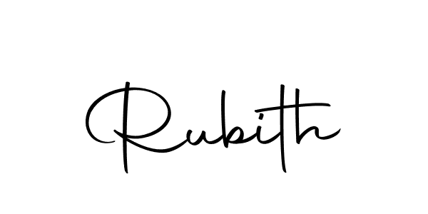 The best way (Autography-DOLnW) to make a short signature is to pick only two or three words in your name. The name Rubith include a total of six letters. For converting this name. Rubith signature style 10 images and pictures png