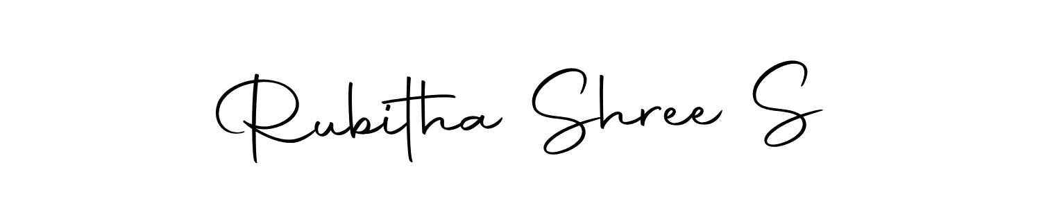 Also we have Rubitha Shree S name is the best signature style. Create professional handwritten signature collection using Autography-DOLnW autograph style. Rubitha Shree S signature style 10 images and pictures png