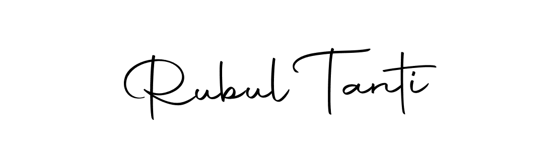 Make a short Rubul Tanti signature style. Manage your documents anywhere anytime using Autography-DOLnW. Create and add eSignatures, submit forms, share and send files easily. Rubul Tanti signature style 10 images and pictures png