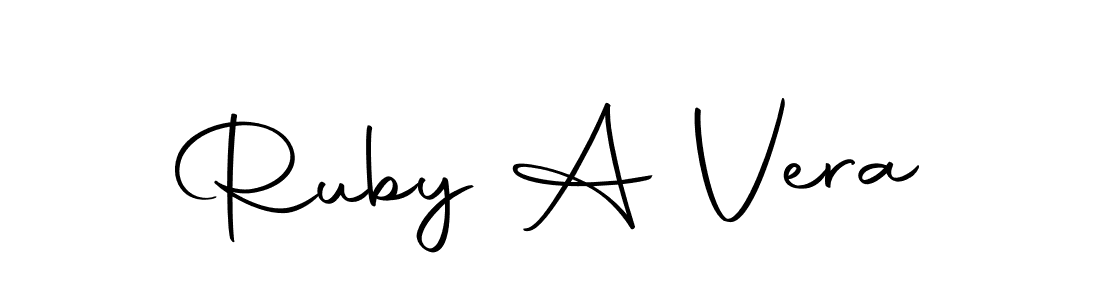 if you are searching for the best signature style for your name Ruby A Vera. so please give up your signature search. here we have designed multiple signature styles  using Autography-DOLnW. Ruby A Vera signature style 10 images and pictures png