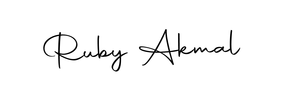 How to make Ruby Akmal signature? Autography-DOLnW is a professional autograph style. Create handwritten signature for Ruby Akmal name. Ruby Akmal signature style 10 images and pictures png