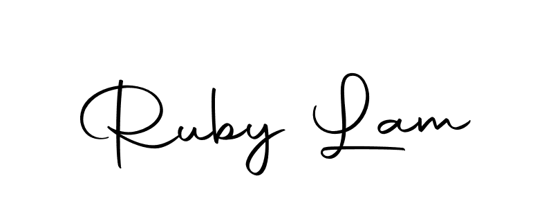 How to make Ruby Lam signature? Autography-DOLnW is a professional autograph style. Create handwritten signature for Ruby Lam name. Ruby Lam signature style 10 images and pictures png