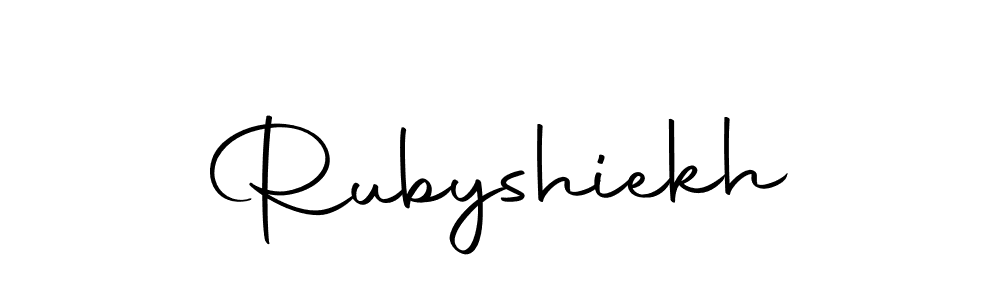 Also You can easily find your signature by using the search form. We will create Rubyshiekh name handwritten signature images for you free of cost using Autography-DOLnW sign style. Rubyshiekh signature style 10 images and pictures png