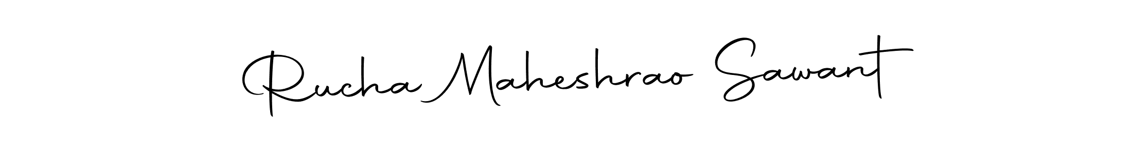 You should practise on your own different ways (Autography-DOLnW) to write your name (Rucha Maheshrao Sawant) in signature. don't let someone else do it for you. Rucha Maheshrao Sawant signature style 10 images and pictures png