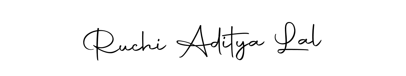 Make a short Ruchi Aditya Lal signature style. Manage your documents anywhere anytime using Autography-DOLnW. Create and add eSignatures, submit forms, share and send files easily. Ruchi Aditya Lal signature style 10 images and pictures png