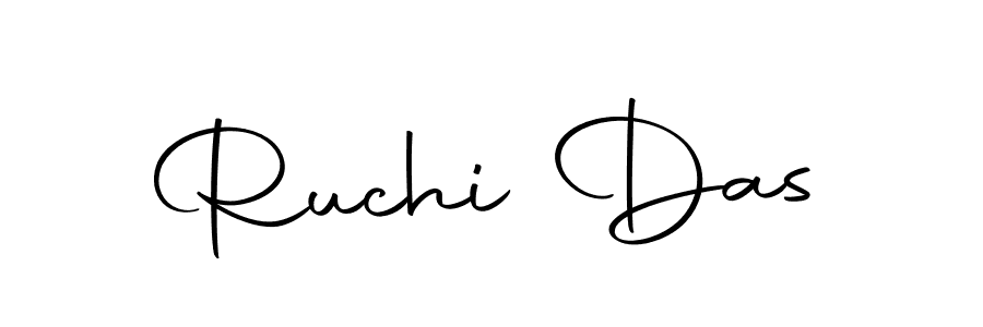 Use a signature maker to create a handwritten signature online. With this signature software, you can design (Autography-DOLnW) your own signature for name Ruchi Das. Ruchi Das signature style 10 images and pictures png