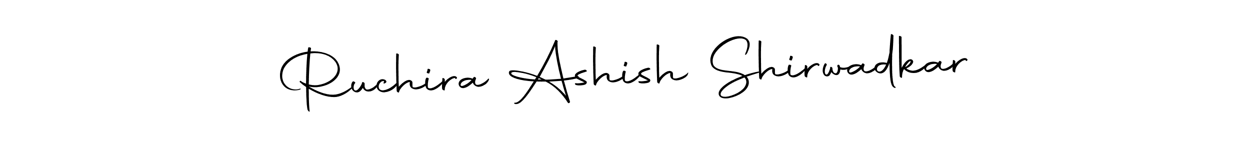 See photos of Ruchira Ashish Shirwadkar official signature by Spectra . Check more albums & portfolios. Read reviews & check more about Autography-DOLnW font. Ruchira Ashish Shirwadkar signature style 10 images and pictures png